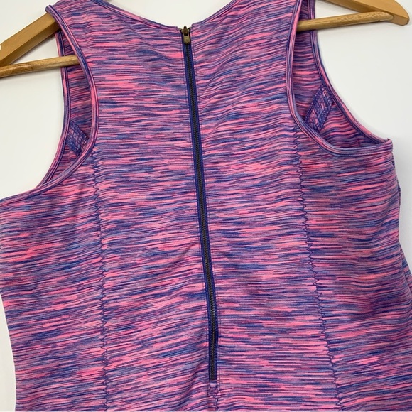 Lilly Pulitzer Fit and Flare Dress Cove Flamingo Pink Space Tie Dye. Size Small - Picture 5 of 8